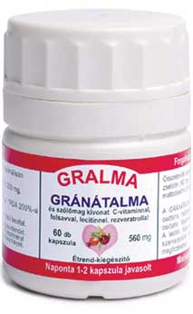 Gralma - gránátalma rezveratrollal