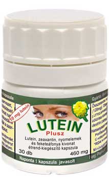 Lutein Plusz fekete áfonyával